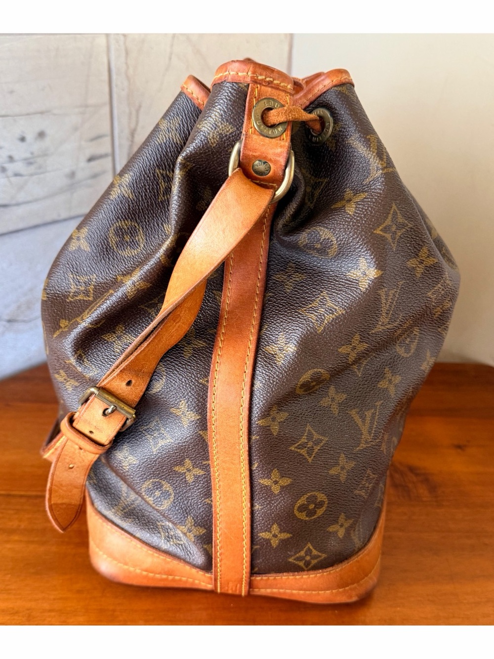 🧡BOHEMIAN🧡LOUIS VUITTON NOE GM SHOULDER BOHO BAG - Picture 4 of 16